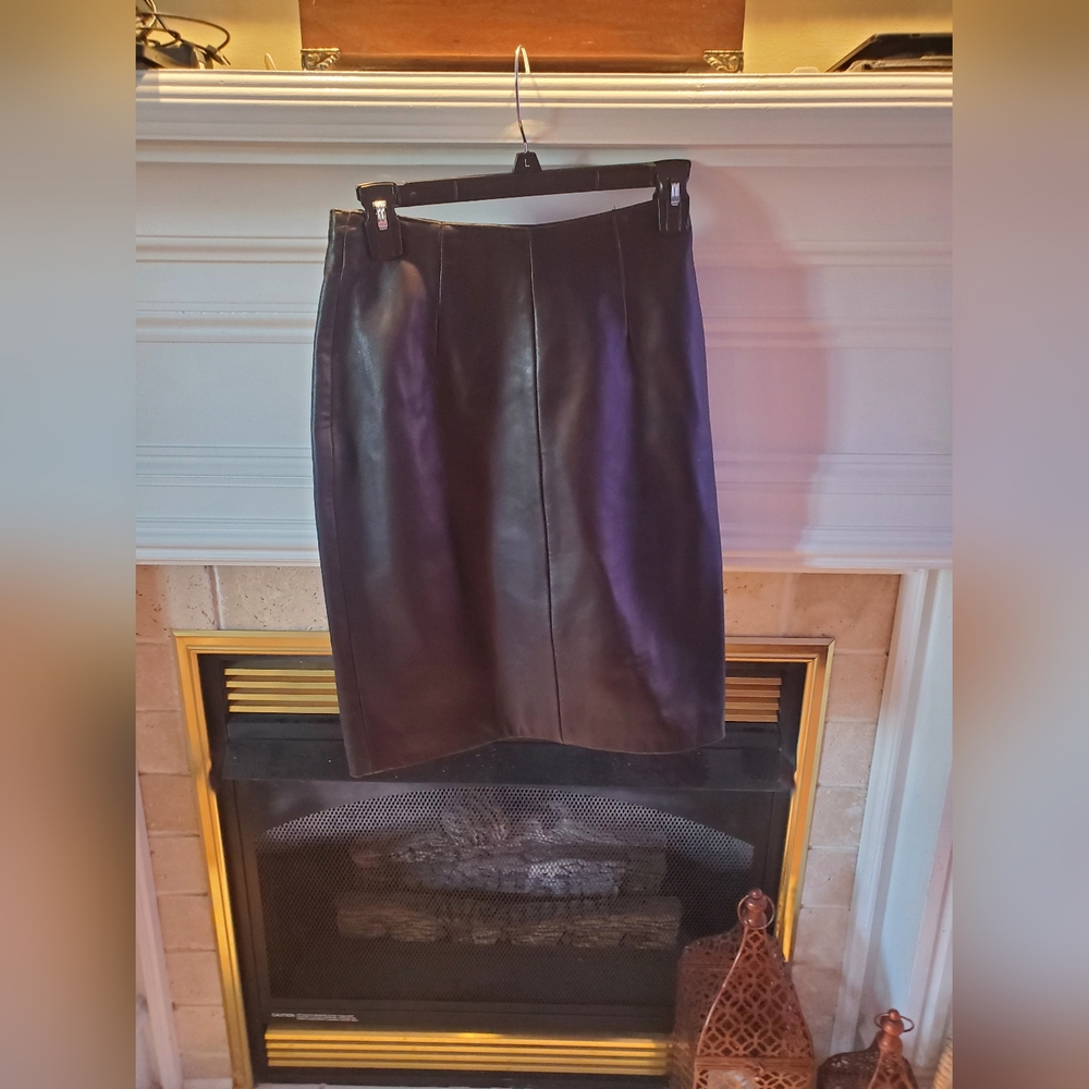 Leather skirt size 2